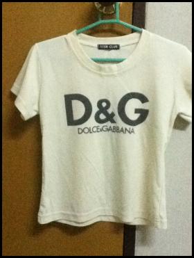 เสื้อยืดลาย D&G