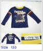 ขายเสื้อยืดแขนยาว ยี่ห้อ Peanuts Kids Snoopy Size  -