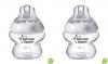 ขวดนมทอมมี่ ทิปปี้ Tommee Tippee สีขาวขุ่น 5 oz Anti-colic BPA free แพ็คคู่