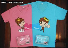 เสื้อคู่คอวี Prince&Princess