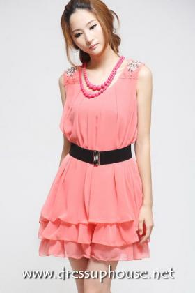 dressuphouse เดรสคุณภาพดี  แต่งสวยที่บ่า (525)