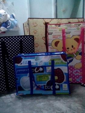 ขาย Bag กระเป๋าพลาสติก สปันบอล ลายแฟชั่นการ์ตูน