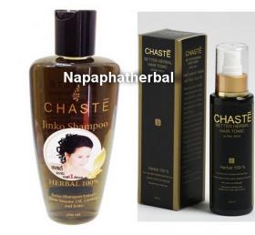 ชุดป้องกันผมร่วง ;แขมพู+แฮร์โทนิคเชสเต้