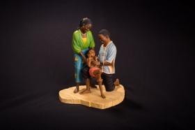 ตุ๊กตาเรซิ่นครอบครัว