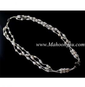 สร้อยคอมุกน้ำจืด 3 เส้น