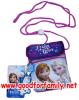 กระเป๋าคล้องคอ Frozen Heart สีชมพู-ม่วง กระเป๋าใส่มือถือ โฟรเซ่น แอนนา เอลซ่า anna elsa กระเป๋าเด็ก รหัส bckslifro015
