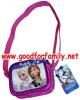 กระเป๋าสะพายข้างเล็ก Frozen ขนาด 4.5 นิ้ว แนวนอน สีชมพู-ม่วง โฟรเซ่น แอนนา เอลซ่า กระเป๋าใส่ของ กระเป๋าเด็ก รหัส bckslifro017