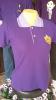 เสื้อโปโลสีม่วงตราสัญลักษณ์ฯฉลอง60พรรษา สมเด็จพระเทพฯ