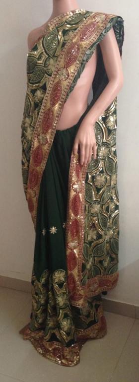 ผ้าส่าหรีอินเดียแท้