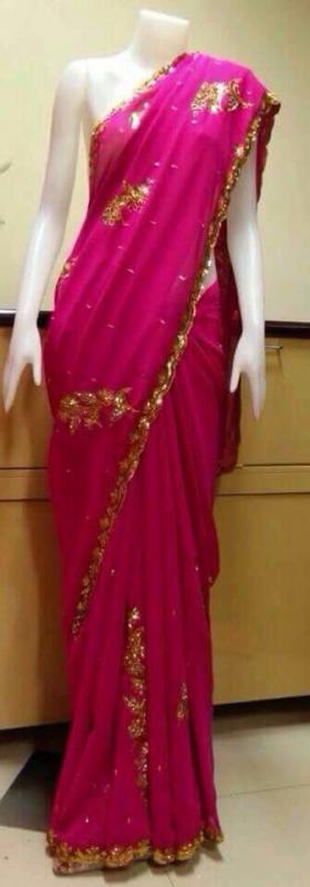 ผ้าส่าหรีอินเดียแท้