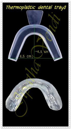 ถาดพิมพ์ฟัน Thermoplastic mouth tray แบบใส