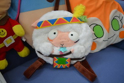 กระเป๋า sheepอินเดียนแดง ขนาด 11"x12" สภาพ95%