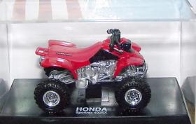 โมเดลรถเอทีวี :Honda sporttrax400Exสีแดง 6ซม