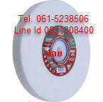 หินเจียรสีขาว หินเจียรสีขาว WA 8นิ้วx1นิ้วx(1.1/4,1,3/4,5/8,1/2) 46K /หินขาวSUMO