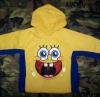 เสื้อหนาวผ้าอุ่นมือสองspongbob สภาพ90%อก30ยาว17"