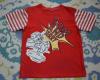 เสื้อTom&Jerry สีแดงมือสองสภาพ80%