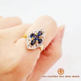  แชร์:   Favorite (1) แหวนพลอยไพลินจันท์ ประดับเพชรสวิส ตัวเรือนทองคำแท้ 90% Size 52 หน้าแหวนกว้าง ใส่แล้วเต็มนิ้ว พลอยสวย เด่นสะดุดตา