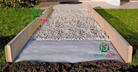 Geotextile แผ่นใยสังเคราะห์ 150กรัม กว้าง 2.0เมตร ยาว 100 เมตร ทนทาน สำหรับงานก่อสร้าง ปูรองหิน กันหญ้าขึ้น งานถนน กันดินสไลด์ งาจัดสวน