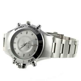 MP3 Watch นาฬิกา MP3 สายโลหะสีเงิน พร้อมระบบอัดเสียง (2GB)