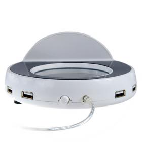 Premium เครื่องอุ่นถ้วยชา กาแฟ พร้อม USB HUB 4 Port และนาฬิกาดิจิตอล จำนวน 50 ชิ้น