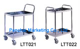 รถเข็นสแตนเลส 2 ชั้น (2 levels stainless steel table truck)