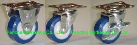 Jaika urethane caster wheels with Chrome platform 2, 2.5, 3"