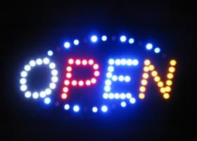 ป้ายไฟ LED  OPEN