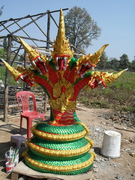 พญานาค 5 เศียร 501 งานหินทราย 