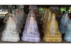เจ้าแม่กวนอิมนั่ง  (สูง 25 ซม.)