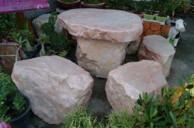 ขายโต๊ะหินอ่อนสีชมพู หินธรรมชาติ