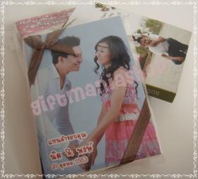 สมุดโน๊ตพิมพ์ลายบ่าวสาว