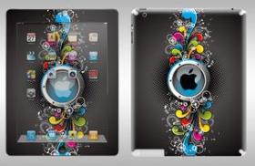 Sticker กันรอยสำหรับiPad2 ลายเรียบหรู บ่งบอกความเป็นตัวคุณ