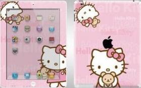 Sticker กันรอยลาย kitty สำหรับ iPad2