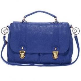 ขายกระเป๋าแบรนด์ ASOS จากอังกฤษ กระเป๋า ASOS สีน้ำเงิน ทรงเดียวกับ Mulberry Alexa สุดฮิต