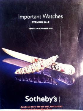 Important Watches (Evening Sale) by Sotheby's