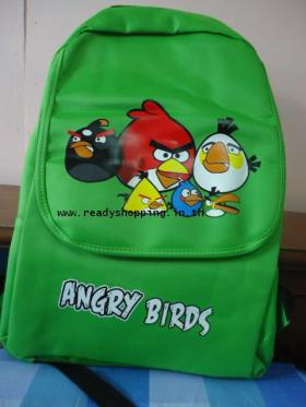 กระเป๋าเป้แบบผ้ามัน สำหรับเด็กโต Angry bird