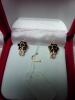 Real stone earring -