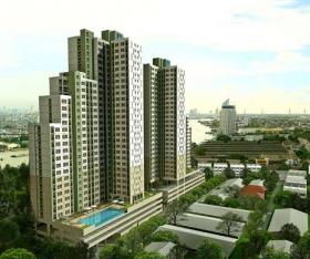 Lumpini Ville Ratburana-Riverview ขายคอนโด ลุมพินี วิลล์ ราษฎร์บูรณะ 30.93 ตร.ม  1 ห้องนอน  1 ห้องนำ  ชั้น 12A ตก แต่งครบ  วิวสวยงาม มองเห็นได้รอบ ใกล้สถานีรถไฟฟ้ากรุงธนบุรี