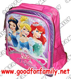 กระเป๋าเป้ 13 นิ้ว Princess สีชมพู เจ้าหญิง กระเป๋านักเรียน กระเป๋าสะพายหลัง กระเป๋าเด็ก กระเป๋าใส่ของ รหัส bckpckpri137