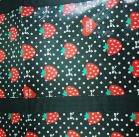 Code : Strawberry BAGFASHION กระเป๋าสปันบอล ถุงกระสอบลายการ์ตูน แฟชั่