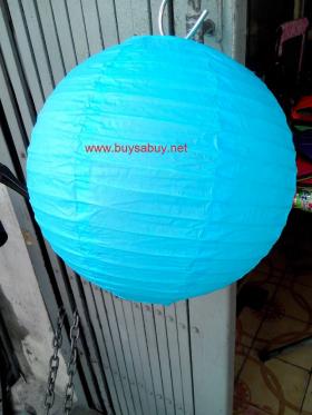 โคมจีนกระดาษ กลม สีพื้น ขนาด 8,10, 12,14, 16, 18 นิ้ว ราคาชิ้นละ 100 - 200 บาท