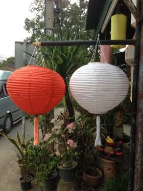 ขาย CL811 โคมญี่ปุ่นสาสีล้วน