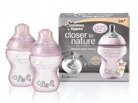 ขาย Tommee Tippee ขวดนมขนาด 9 ออนซ์ แพคคู่ สีชมพู