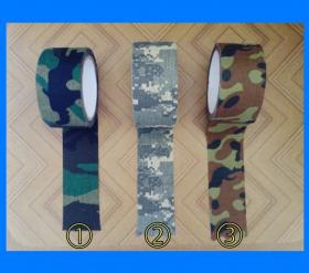 camo cloth tape : ผ้าเทป ผ้าพันลายพราง เอนกประสงค์ 10 M (แบบมีเนื้อกาว)
