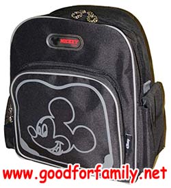 กระเป๋าเป้ Mickey Mouse 13 นิ้ว สีดำ มิกกี้ มิกกี้เม้า มิกกี้เม้าส์ กระเป๋านักเรียน กระเป๋าเด็ก กระเป๋าสะพายหลัง รหัส bckpckmic141