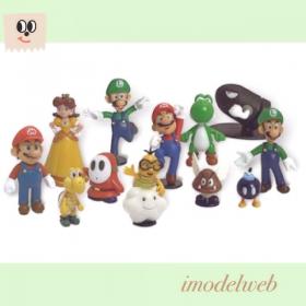 MARIO30M โมเดลมาริโอ และเพื่อนๆ  ชุด 12 ตัว