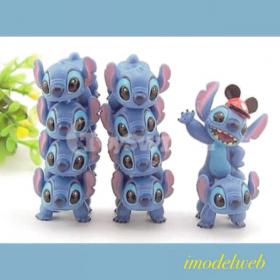 Stitch TsumuTsumu Japan Figure Set ชุดโมเดลสติชแบบเรียงต่อกัน