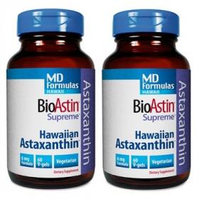 Astaxanthin (BioAstin), 6 mg, 60 เม็ด (แพ็ค 2 ขวด ถูกกว่า!)