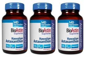 Astaxanthin (BioAstin), 6 mg, 60 เม็ด (แพ็ค 3 ขวด ถูกที่สุด!)