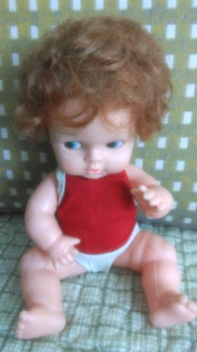 ตุ๊กตาเด็ก 7 นิ้ว Old soft plastic doll
